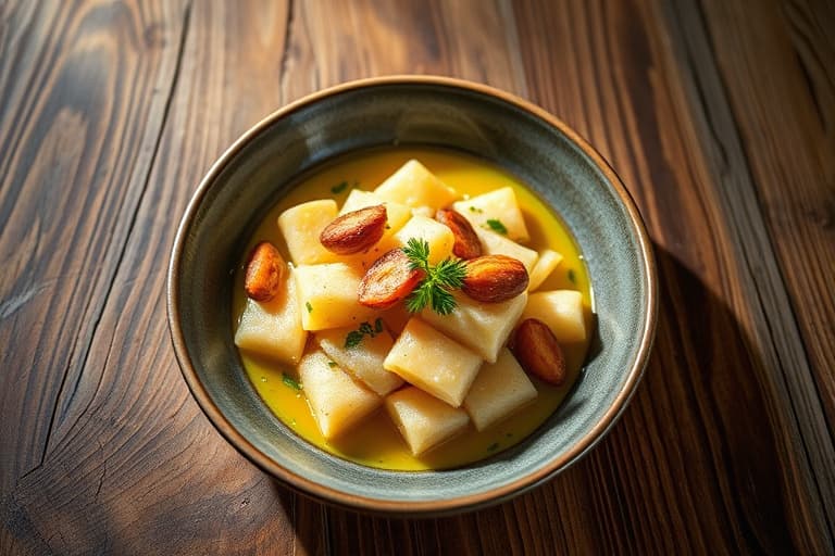 Sprø potetgull med kaviar