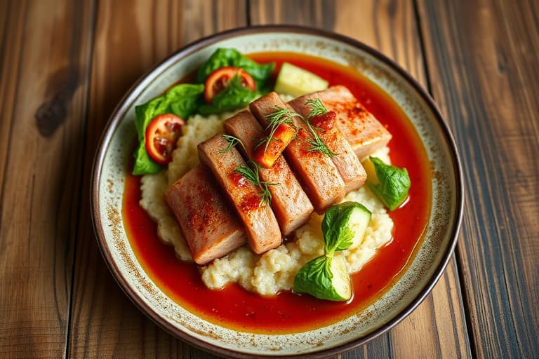 Sitrongress- og krydrede kokte pærer