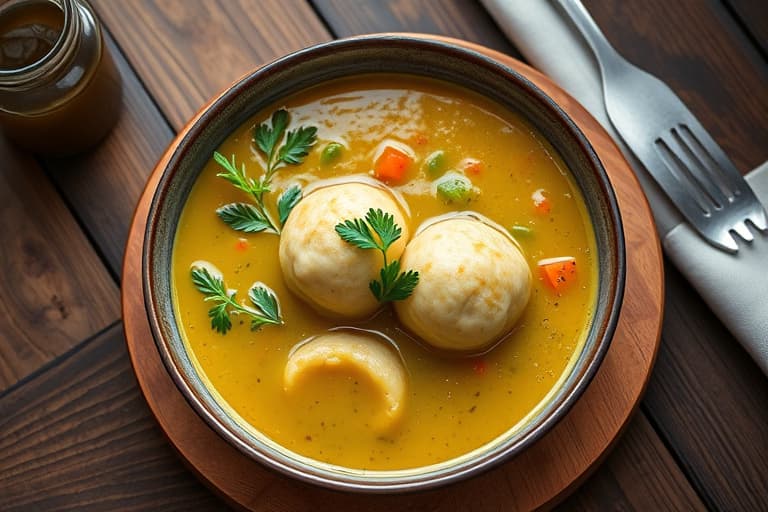 Ritas familie Matzo Ball Nuddelsuppe