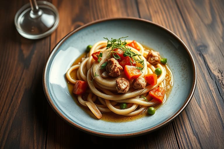 Søt og sur karréruller med vårruller