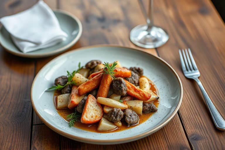 Kylling- og grønne bønnegryte