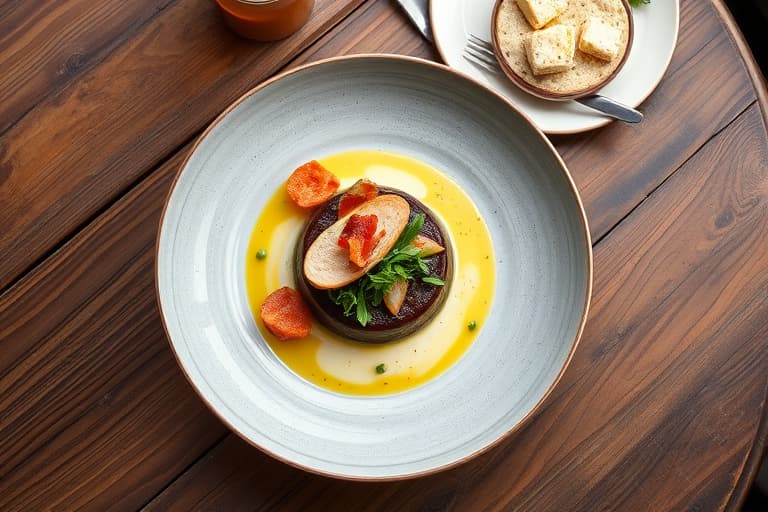 Potee av baconbønner og grønnsaker