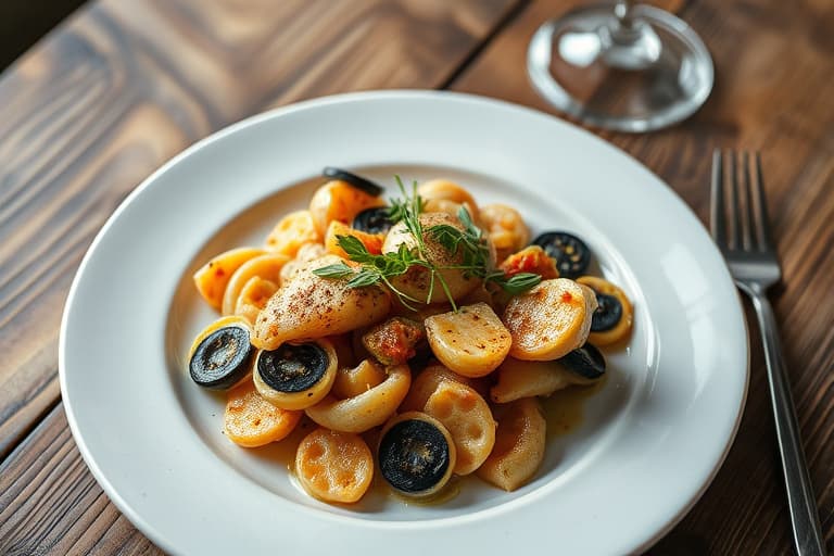 Scialatiella alla Pescatore  
Scialatiella med sjømat