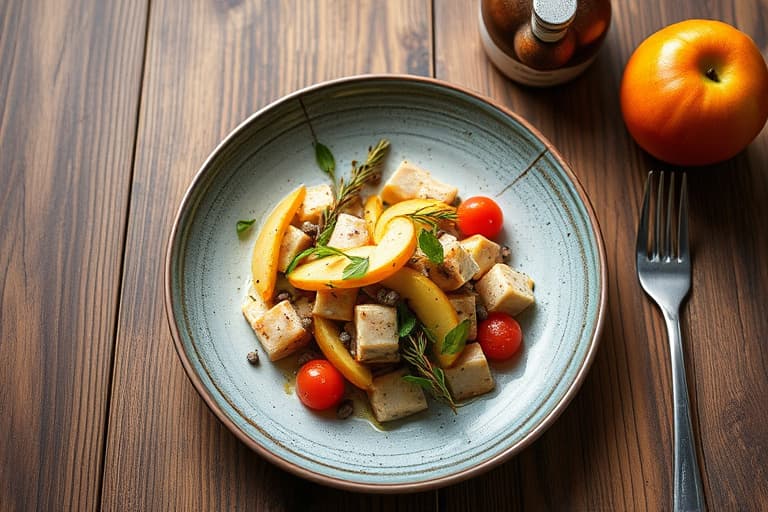 Dungeness-krepssalat med søt erte-tendril og appelsindressing