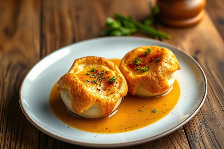 Saftige eplepopovers