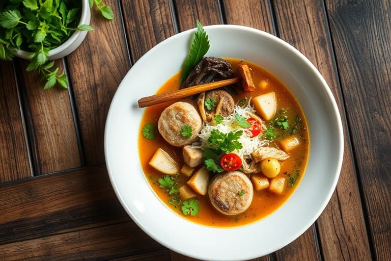 MYOTO Lag din egen take-away thailandsk kyllingsuppe med nudler