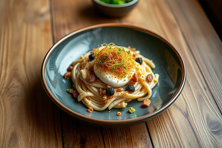 Rekerudon Nudler Røkt Yoghurt Nori Pulver