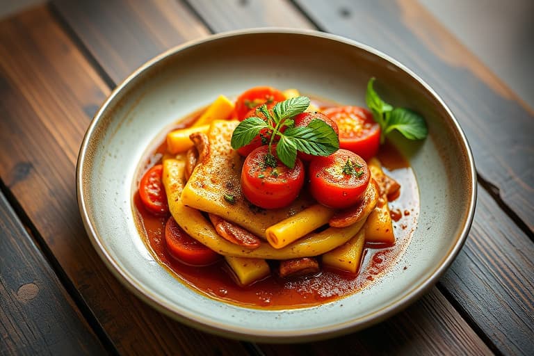 Tomatsuppe med spinat