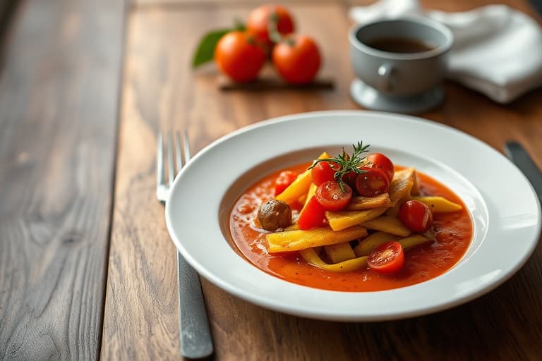 Ristet tomat- og cascabelsaus