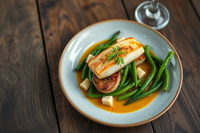 Grønne bønner og bass-pakker