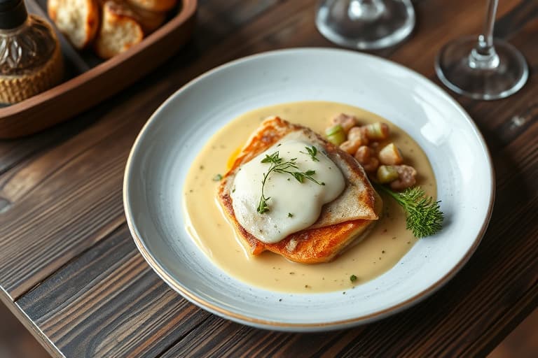 Svinefilet med soppsauté