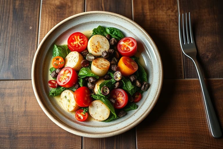 Spansk-inspirert kyllingsalat