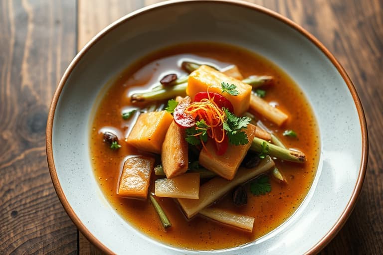 Sopp- og teriyaki-nudler