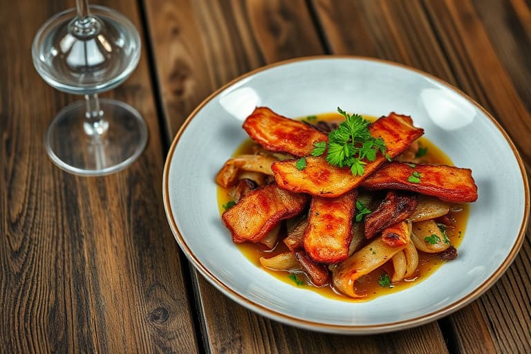 Grillet baconinnpakket reke