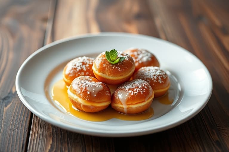 Krydret bringerbærgelé- doughnuts