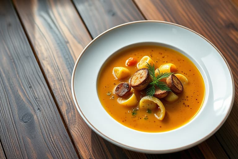 Karrésuppe med gulrot