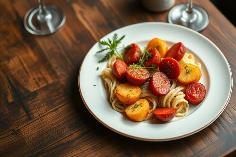 Chorizo- og tater tot-biter