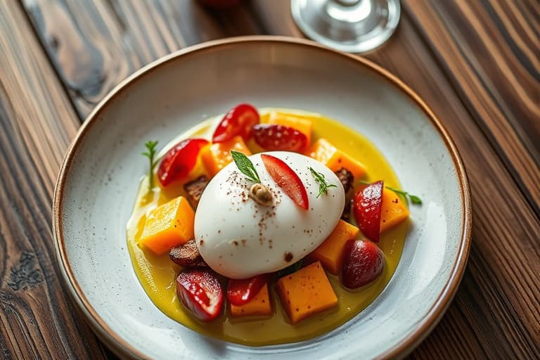 Crespellas med sitronkrem