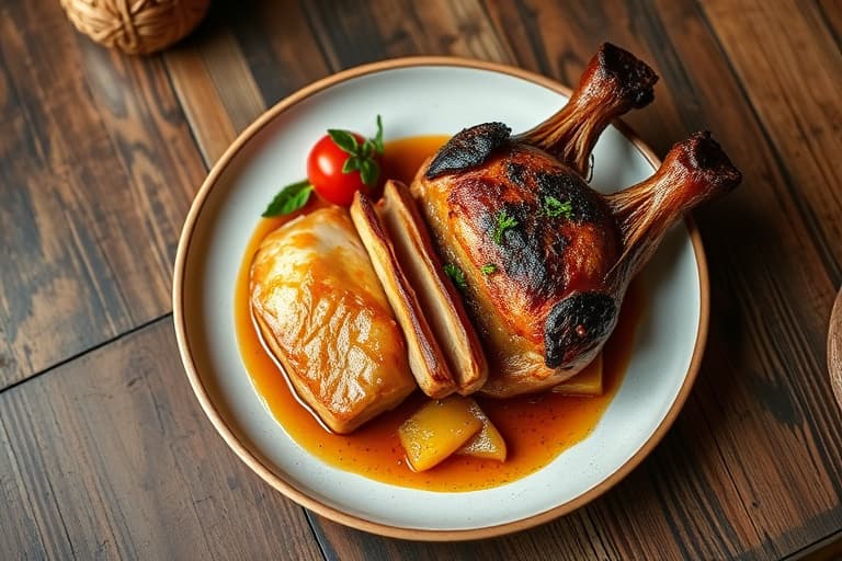 Stekt svineknoke Pernil Al Horno