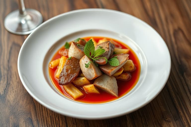 Høyrebiff med artisjokkfyll