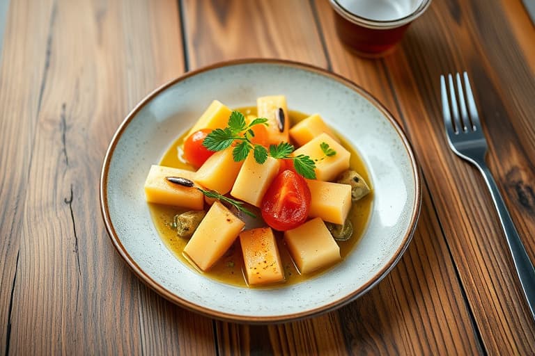 Bær-, melon- og myntete på is