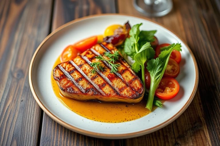 Hoisinmarinert grillet kylling