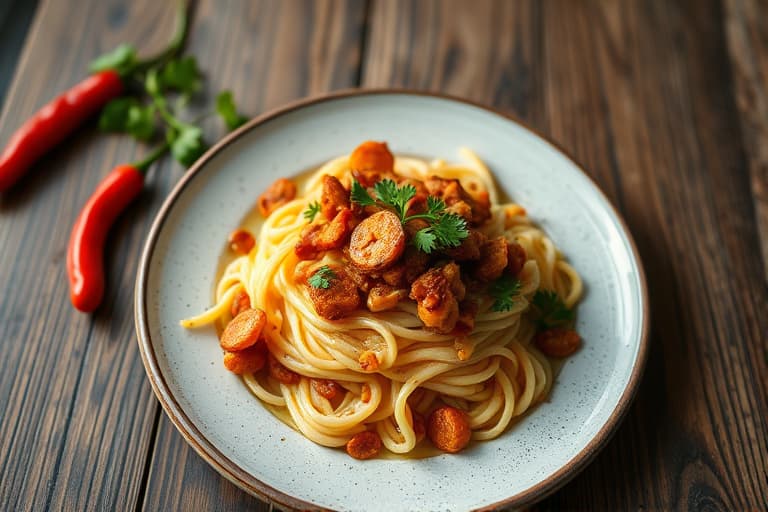 Fersk koriander, ingefær og chili brød