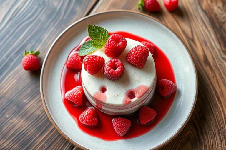 Raspberry-trykk på makroner