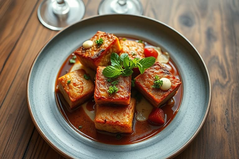 Bakte poteter med ulike pålegg