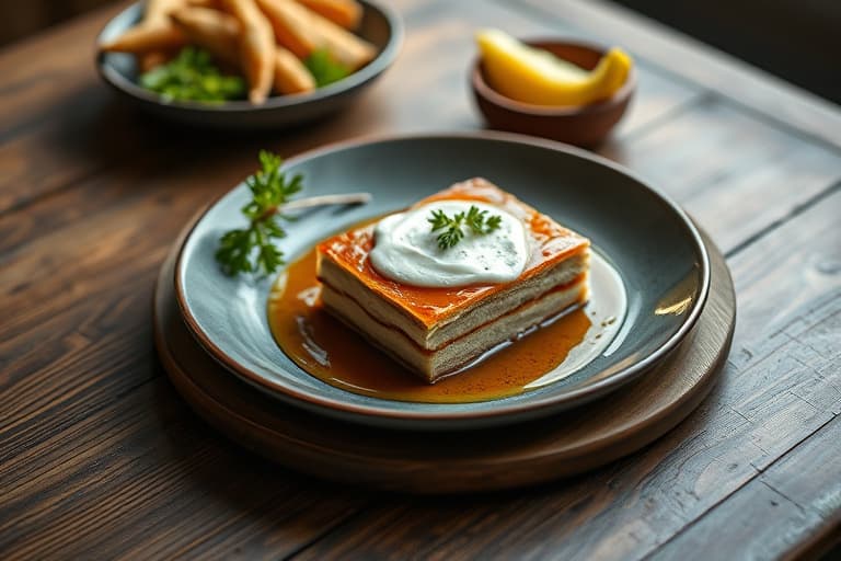 Brunt sukker kjøttkake