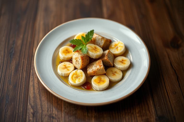 Banan- og rømmebrød