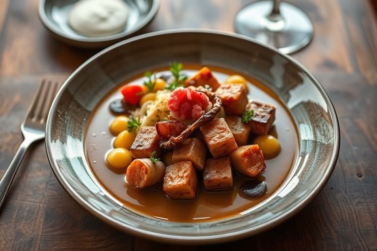 Munnfull av deilige fylte sopp