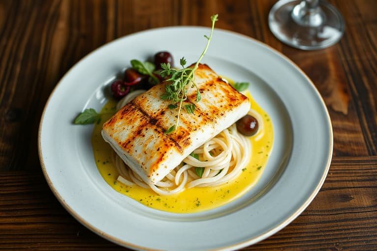 Ingefærglasert mahi mahi