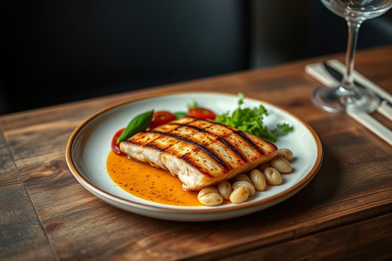 Honning- og sennepsmarinert grillet kylling