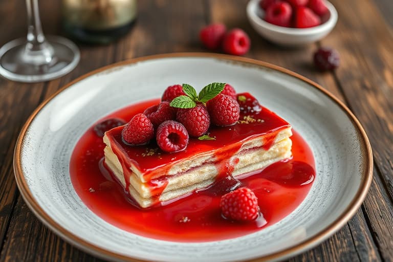 Raspberry- og mandelkjeks med smørbiter