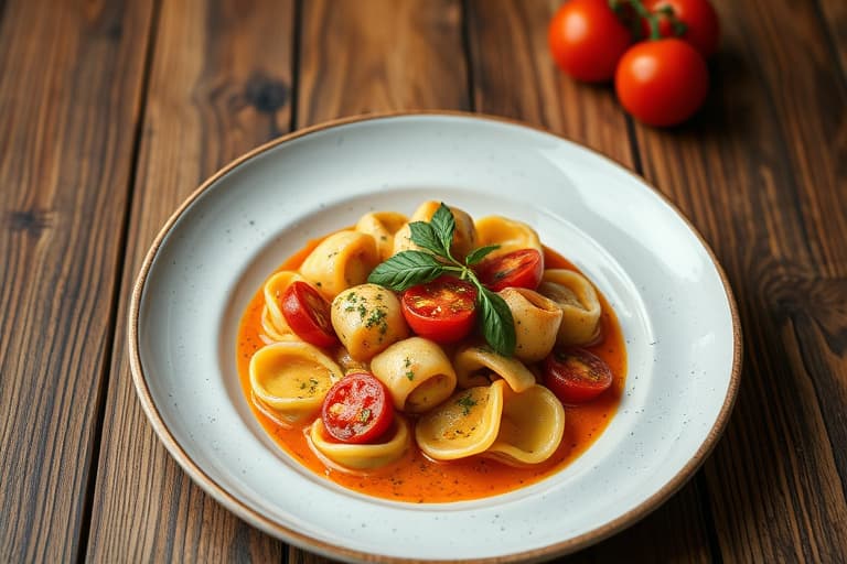 Spinat- og tomattortellini