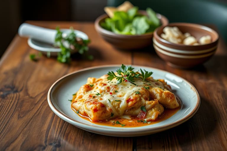 Cheddar bakt kylling