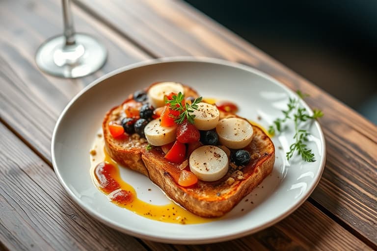 Nattens blåbærfranske toast