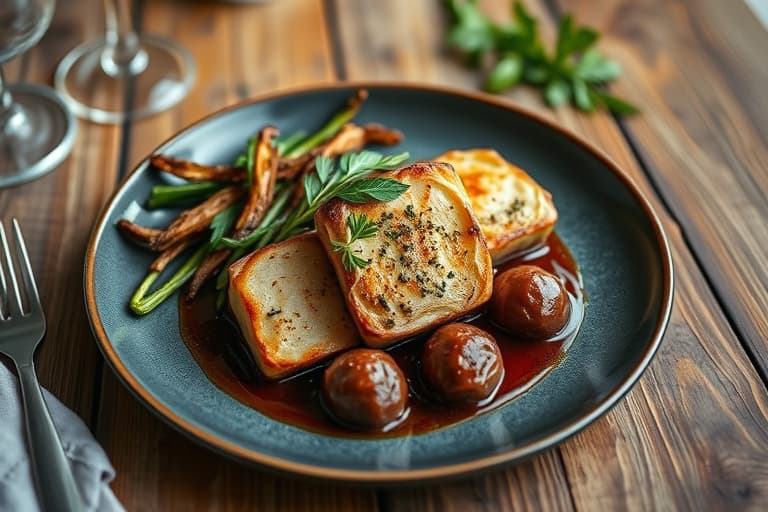 Urtestekt sirloin av storfekjøtt