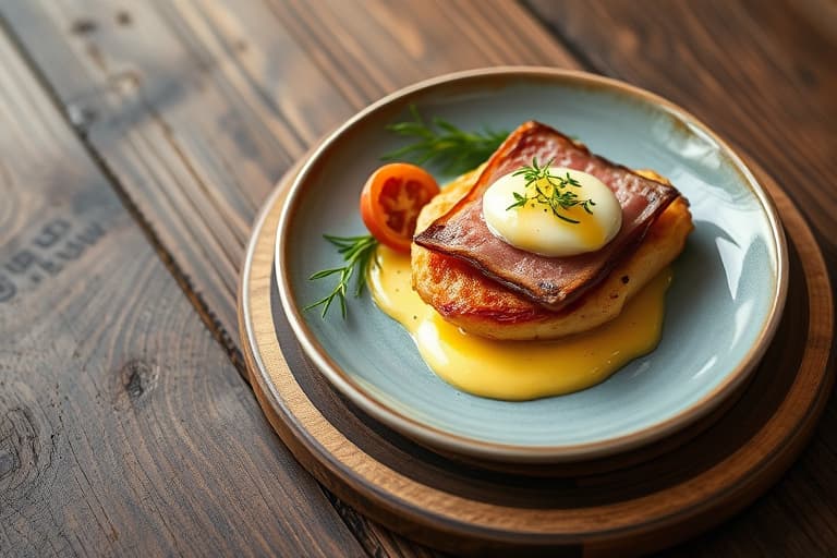 Baconskyrte eggerøre med cheddarost