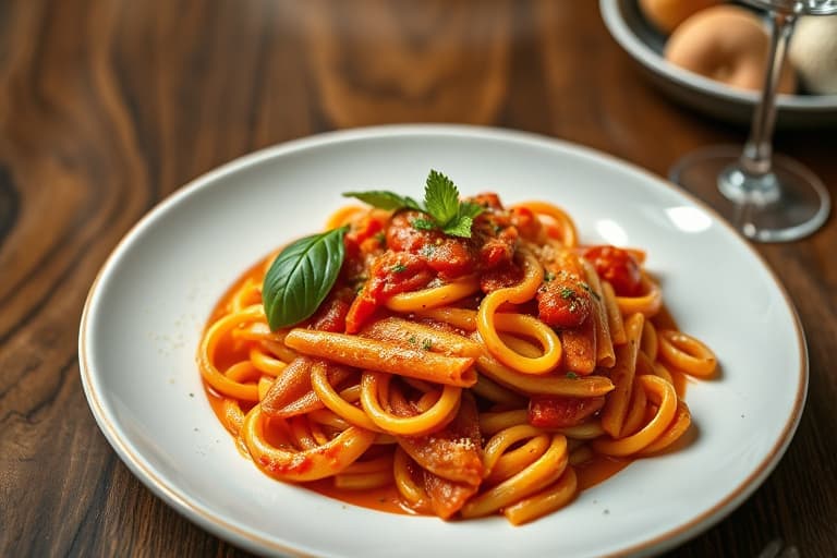 Brooklyn-jenteens Penne Arrabiata