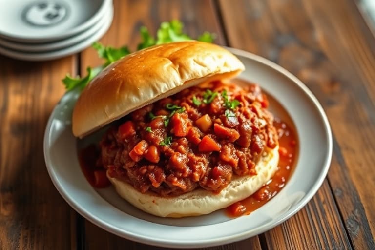 Pene, ryddige Sloppy Joes