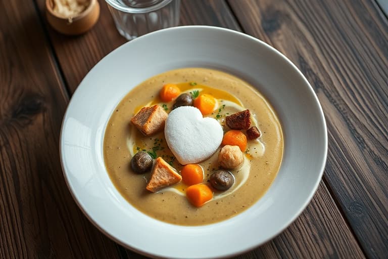 Beakers grønnsak- og byggsuppe