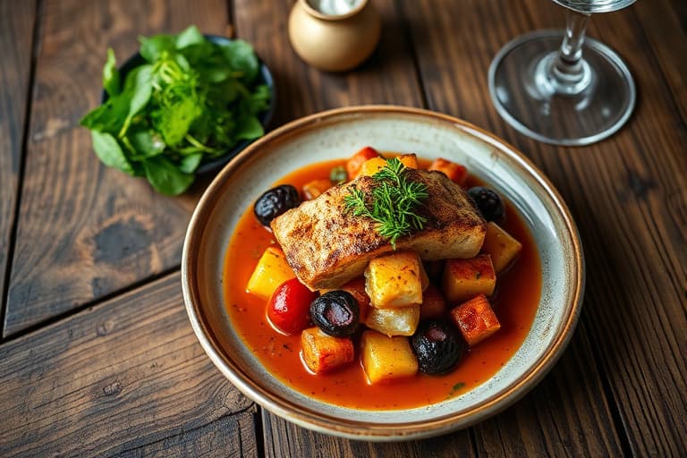 Restaurantstil biff og brokkoli