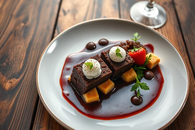 Sjokolade- og mynteskjeks med godteri