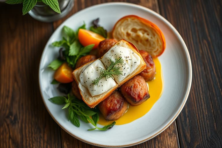 Fransk bakverkspai-bunn