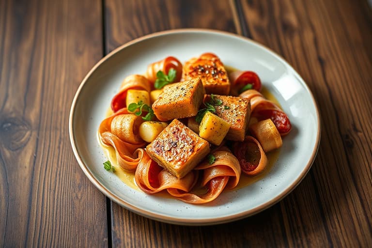 Italiensk brød laget med brødristermaskin