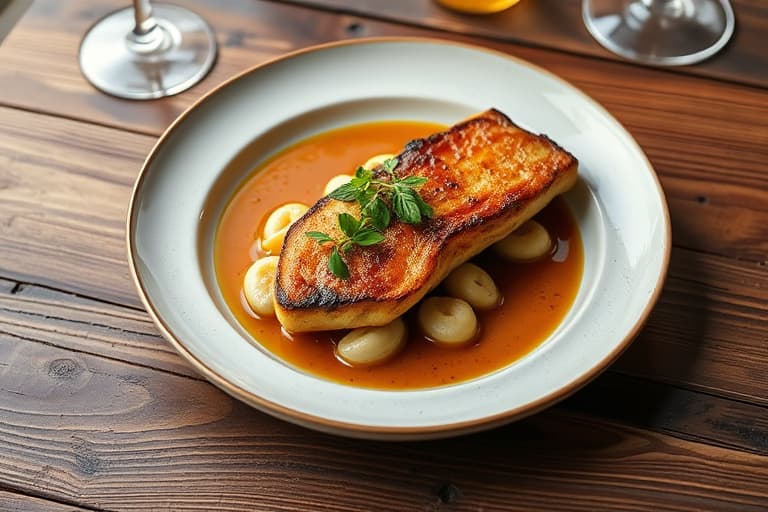 Kyllingbryst med urtesmørsaus