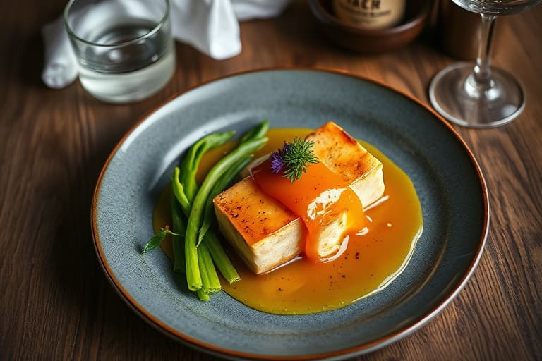 Svinekjøtt med lønnesirup- og sennepsglasur