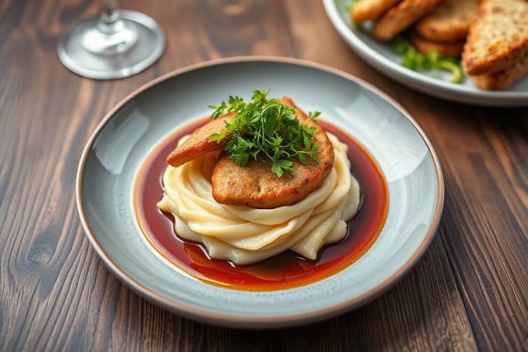 Honning av en havregrynsbrød